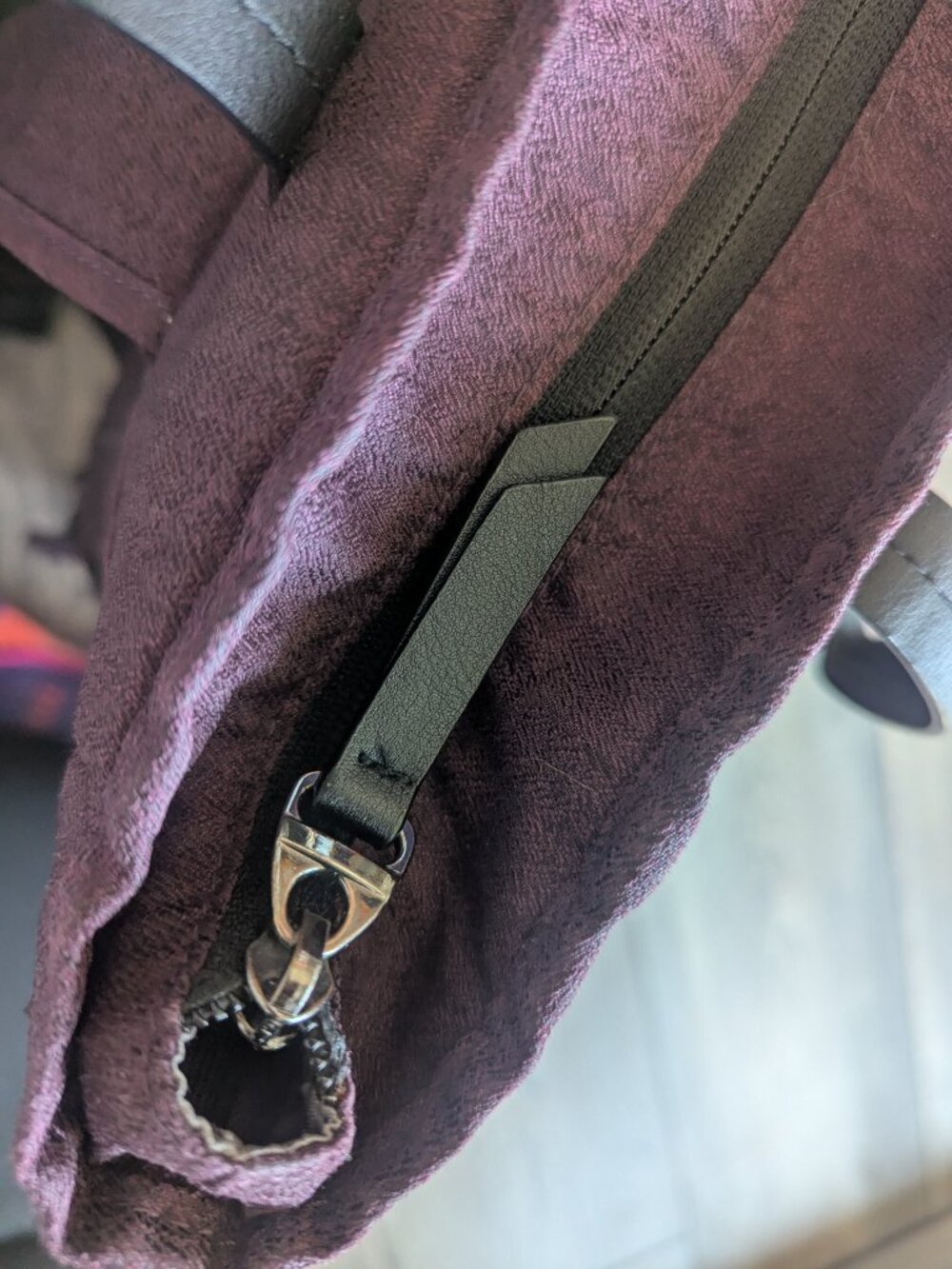 Sherpani Sojourn Travel Anti Slash Convertible Tote Backpack Purple Black - Picture 10 of 16
